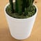 4ft. UV Resistant Artificial Snake Plant in White Decorative Planter